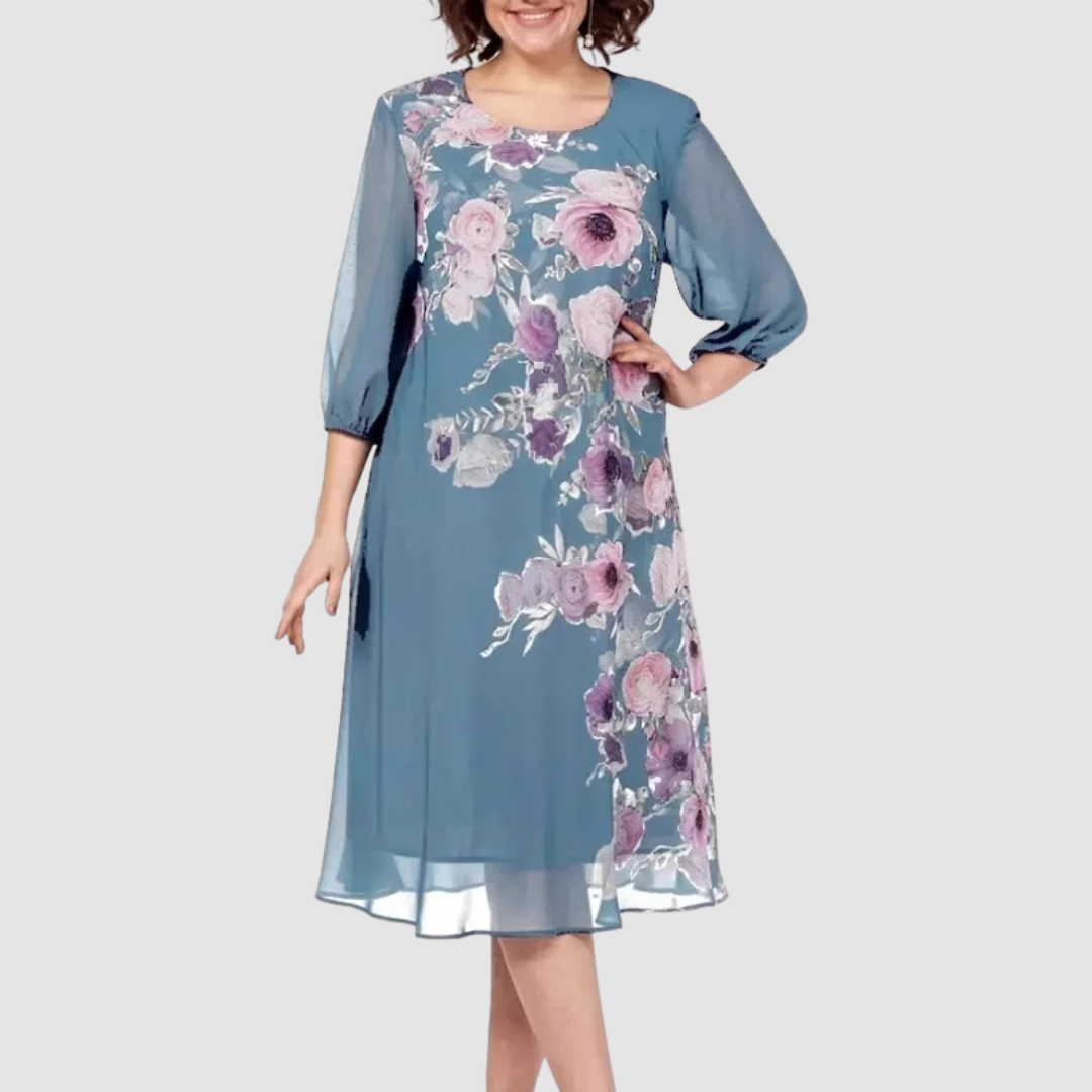 Allison™ Elegant Floral Dress