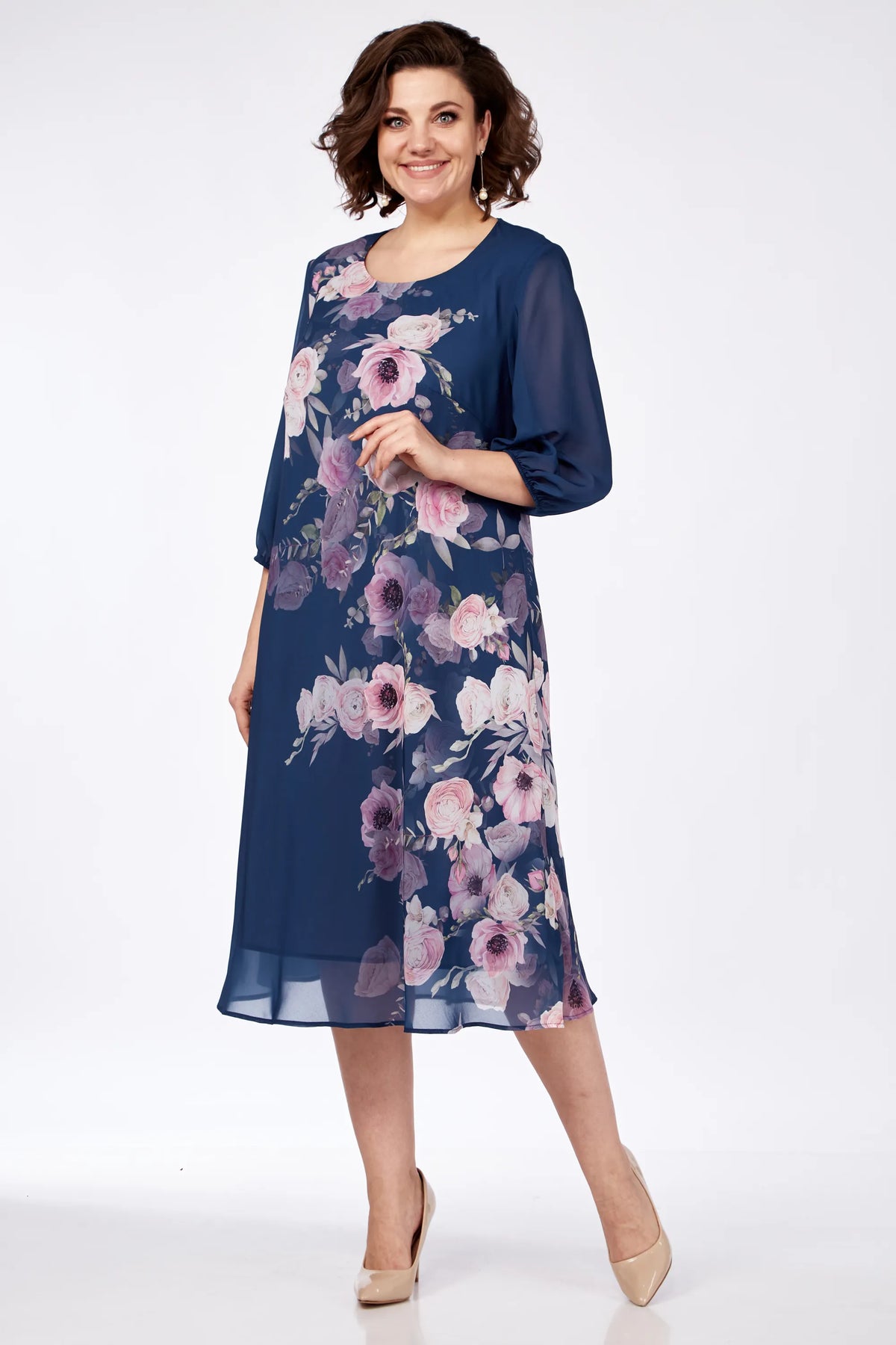 Allison™ Elegant Floral Dress