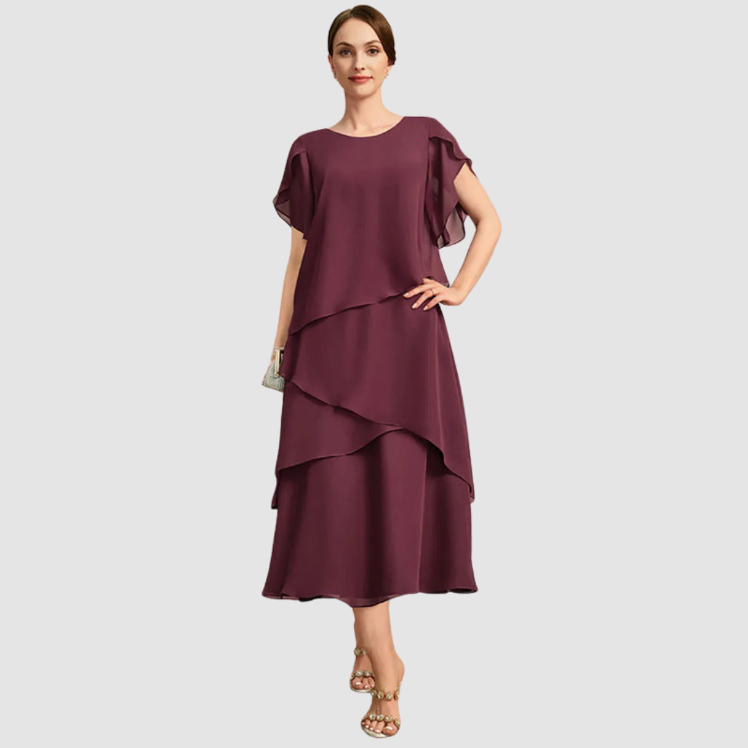 Cierra™ Elegant Chiffon Dress