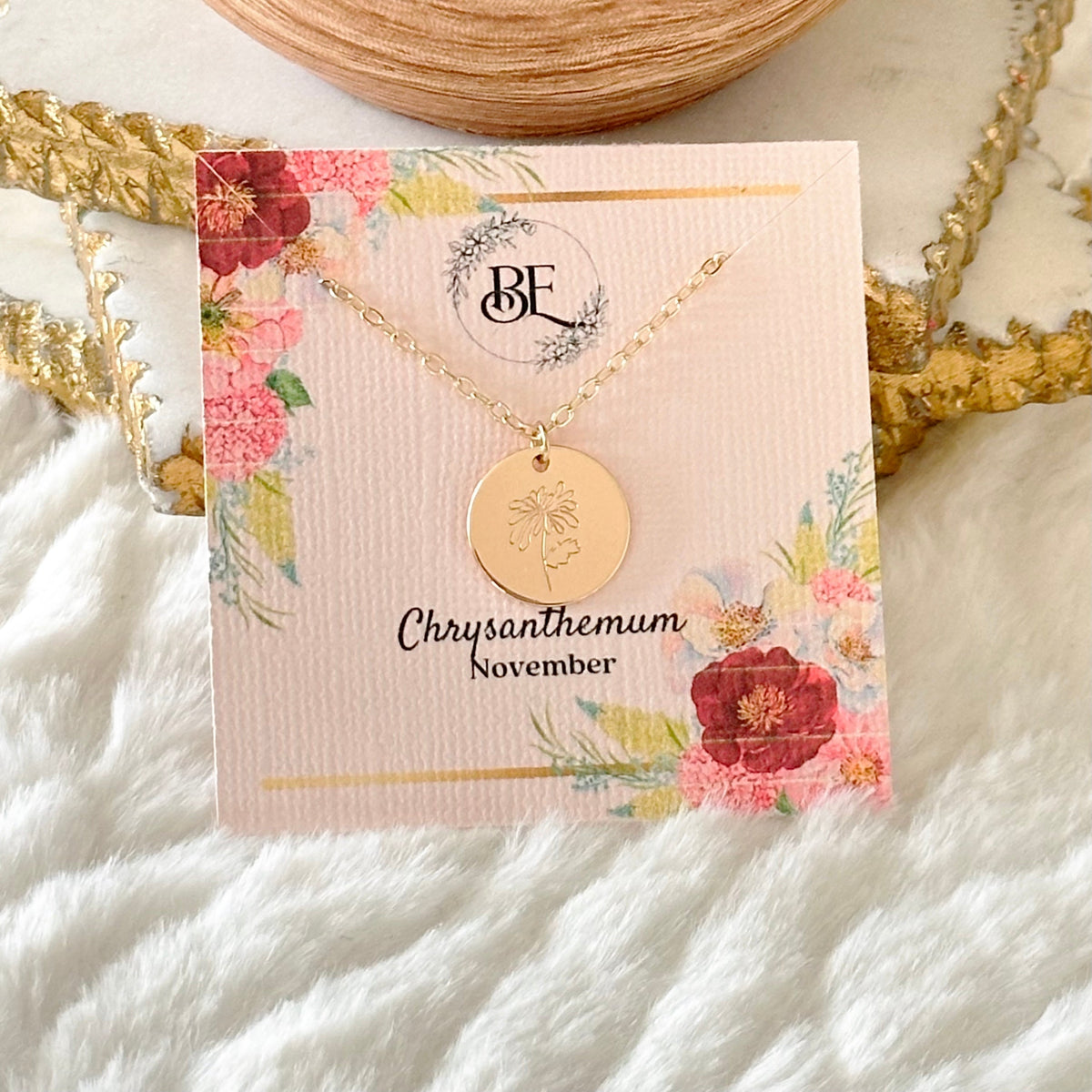 Birth Flower Necklace