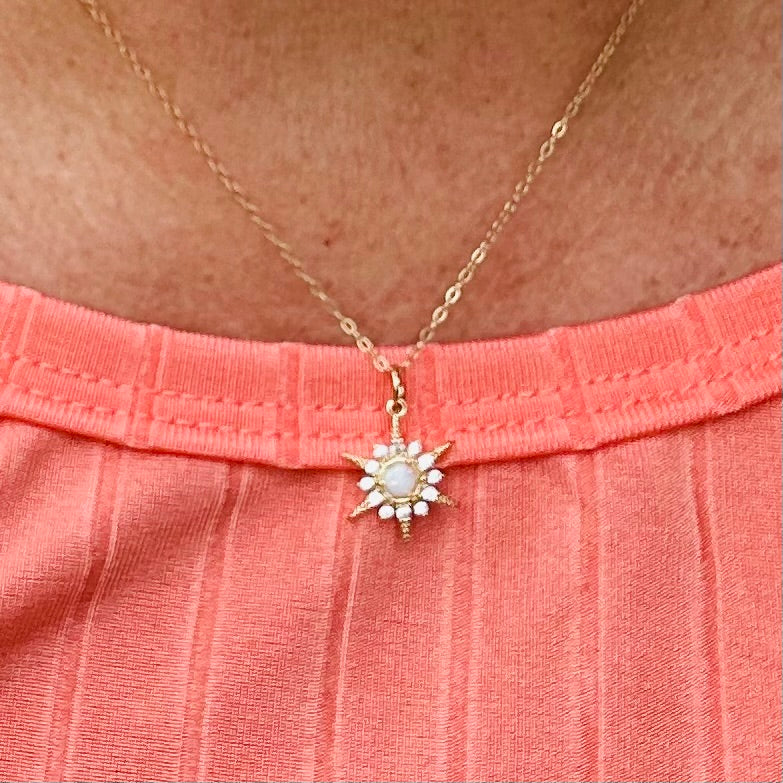 Stellina Opal Star Necklace