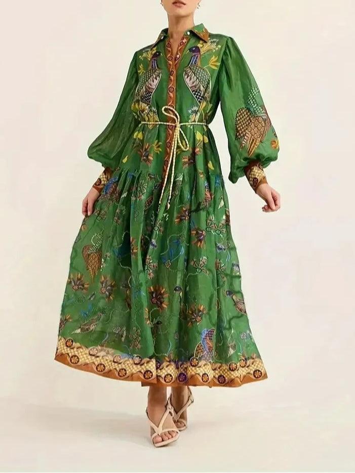 Coralie™ Floral Print Maxi Dress