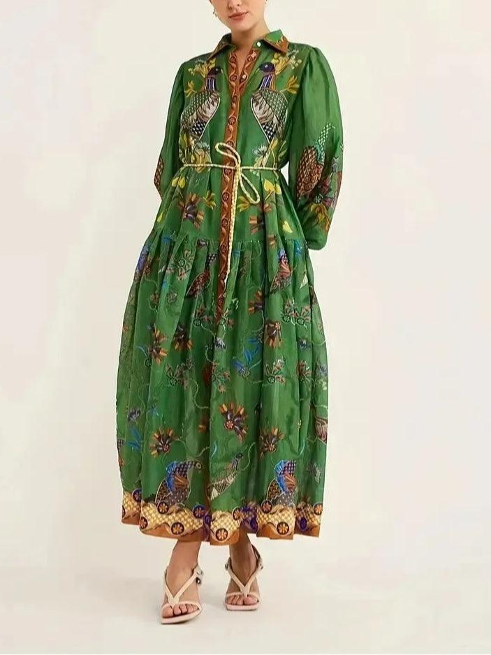 Coralie™ Floral Print Maxi Dress