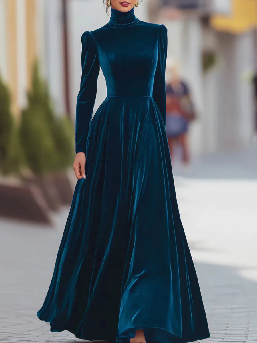 Terrie™ Elegant Velvet Dress