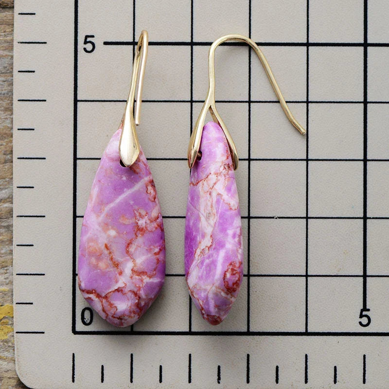 Nature’s Artistry Teardrop Earrings