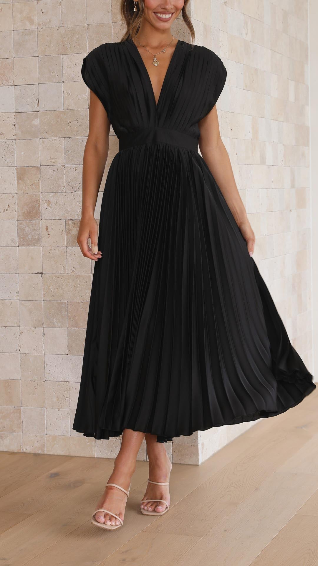 Marla™ Elegant Pleated Dress
