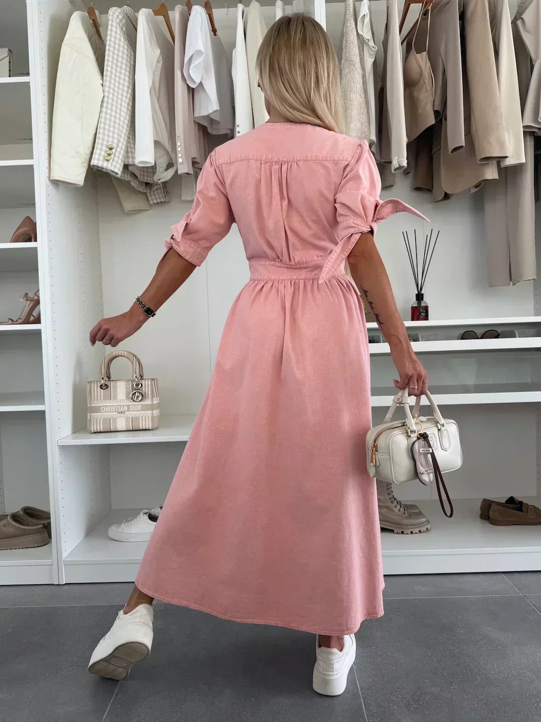Ivy™ Elegant denim dress