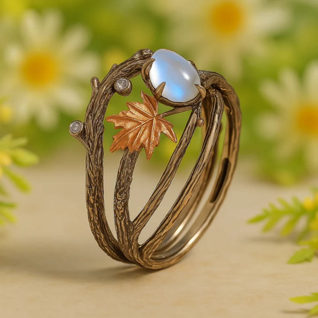 Nature Moonstone Ring