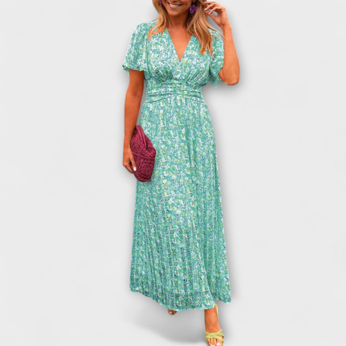 Erin™ Classic V-Neck Dress