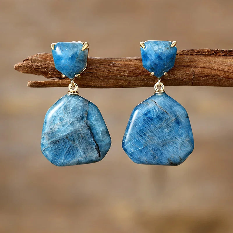 Modern Geometry Drop Earrings